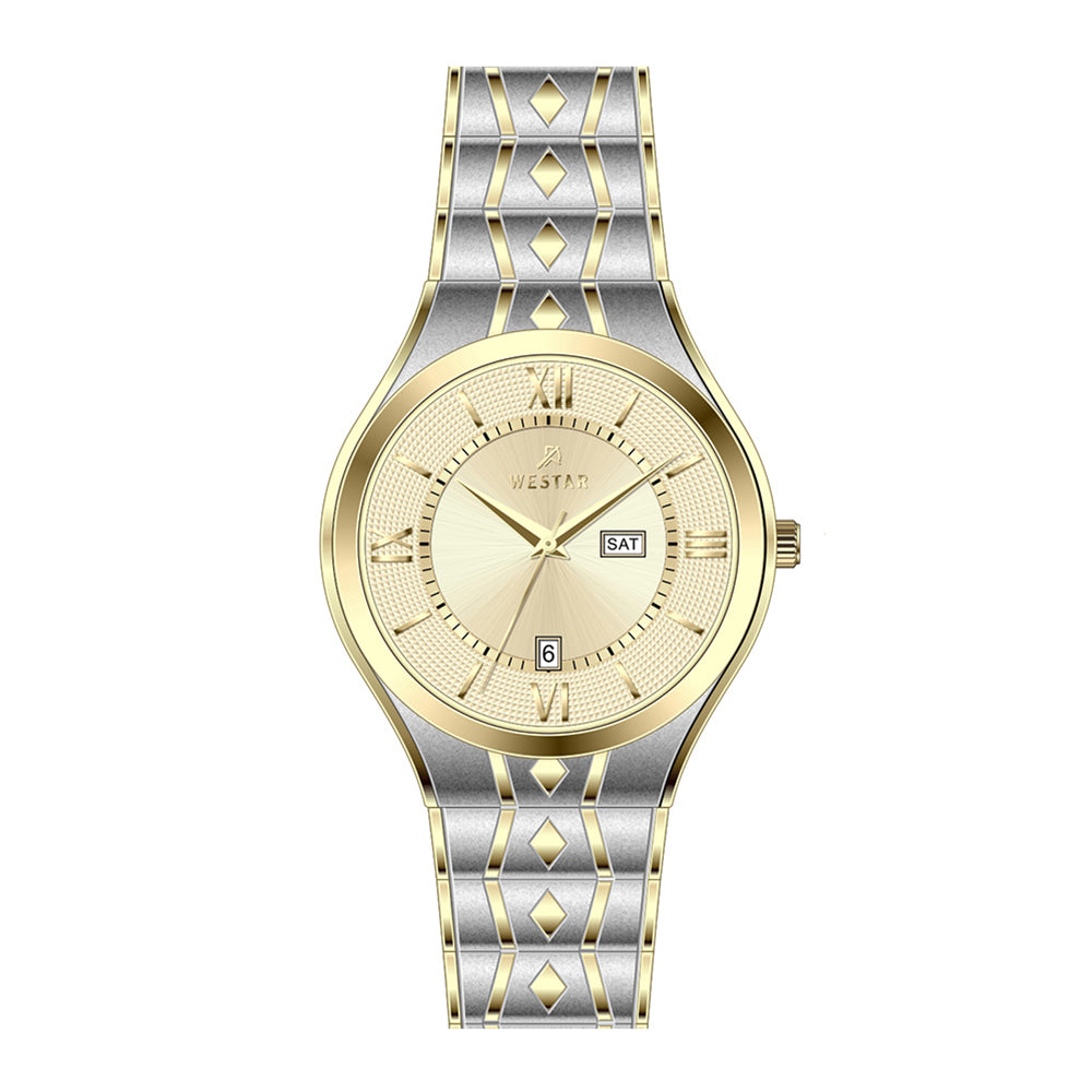 Westar Executive Gents Light Champange Dial Quartz Watch - EX7619CBN102