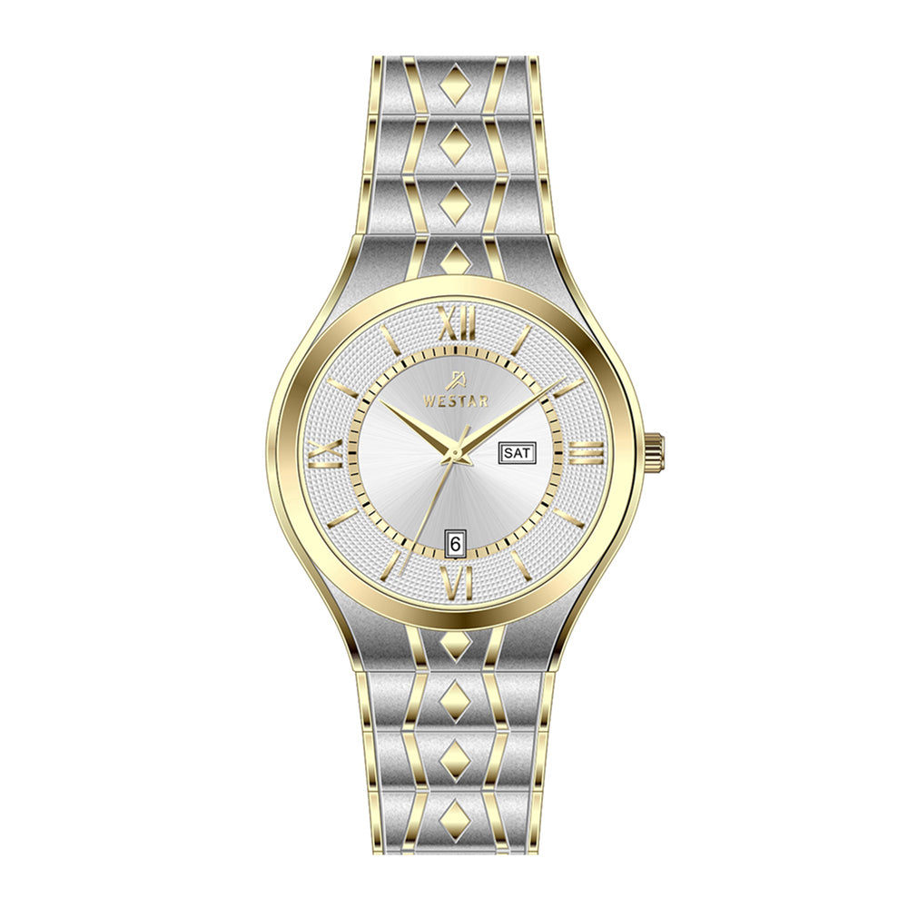 Westar Executive Gents Silver Dial Quartz Watch - EX7619CBN107