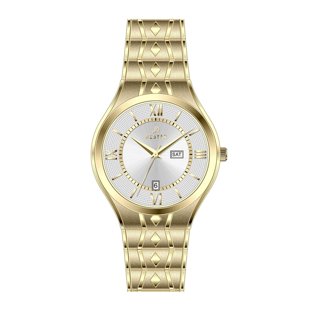 Westar Executive Gents Silver Dial Quartz Watch - EX7619GPN107