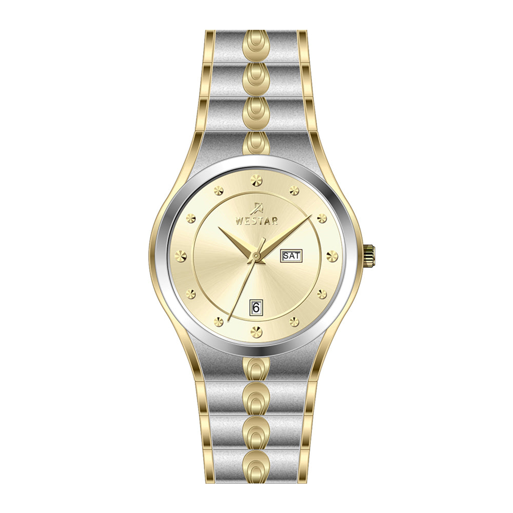 Westar Executive Gents Light Champange Dial Quartz Watch - EX7620CBN102