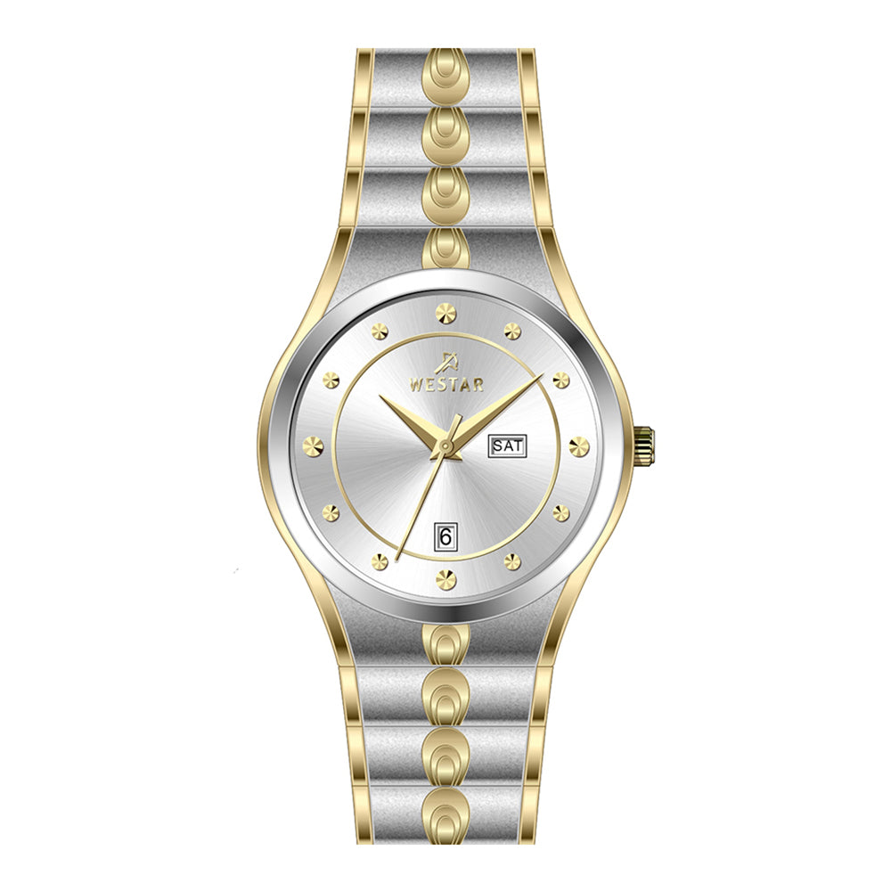 Westar Executive Gents Silver Dial Quartz Watch - EX7620CBN107
