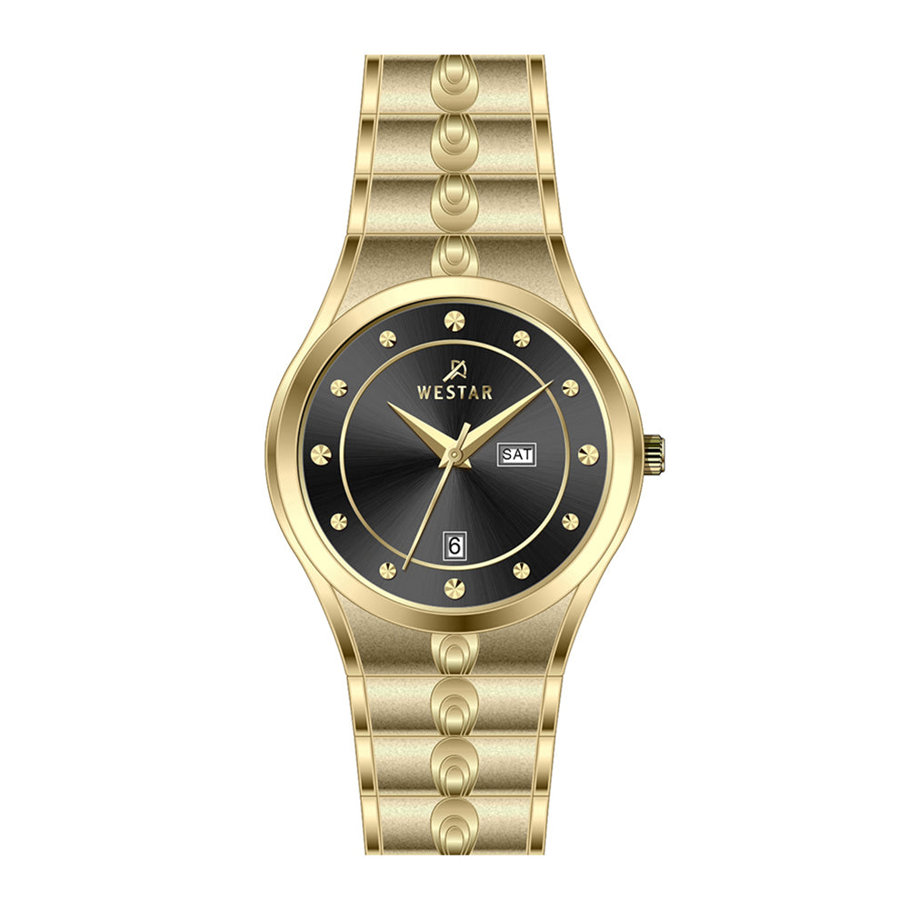 Westar Executive Gents Black Dial Quartz Watch - EX7620GPN103