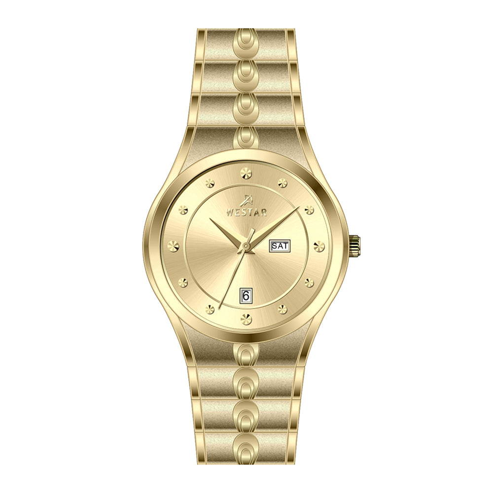Westar Executive Gents Dark Champagne Dial Quartz Watch - EX7620GPN108