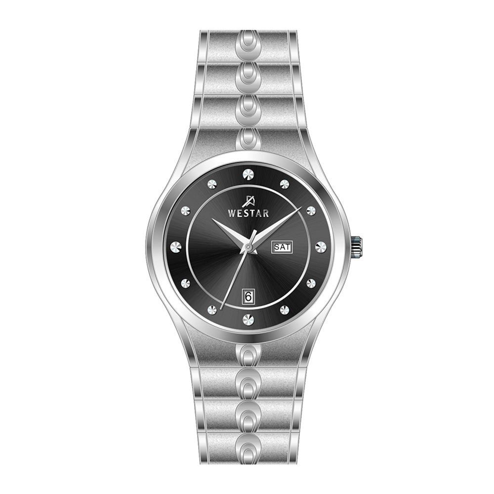 Westar Executive Gents Black Dial Quartz Watch - EX7620STN103