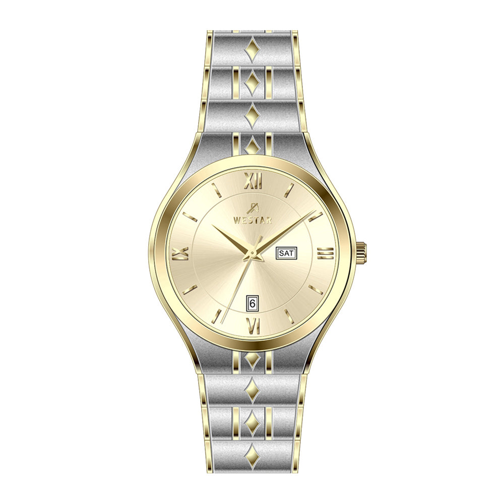 Westar Executive Gents Light Champange Dial Quartz Watch - EX7621CBN102