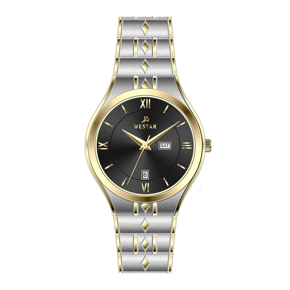 Westar Executive Gents Black Dial Quartz Watch - EX7621CBN103