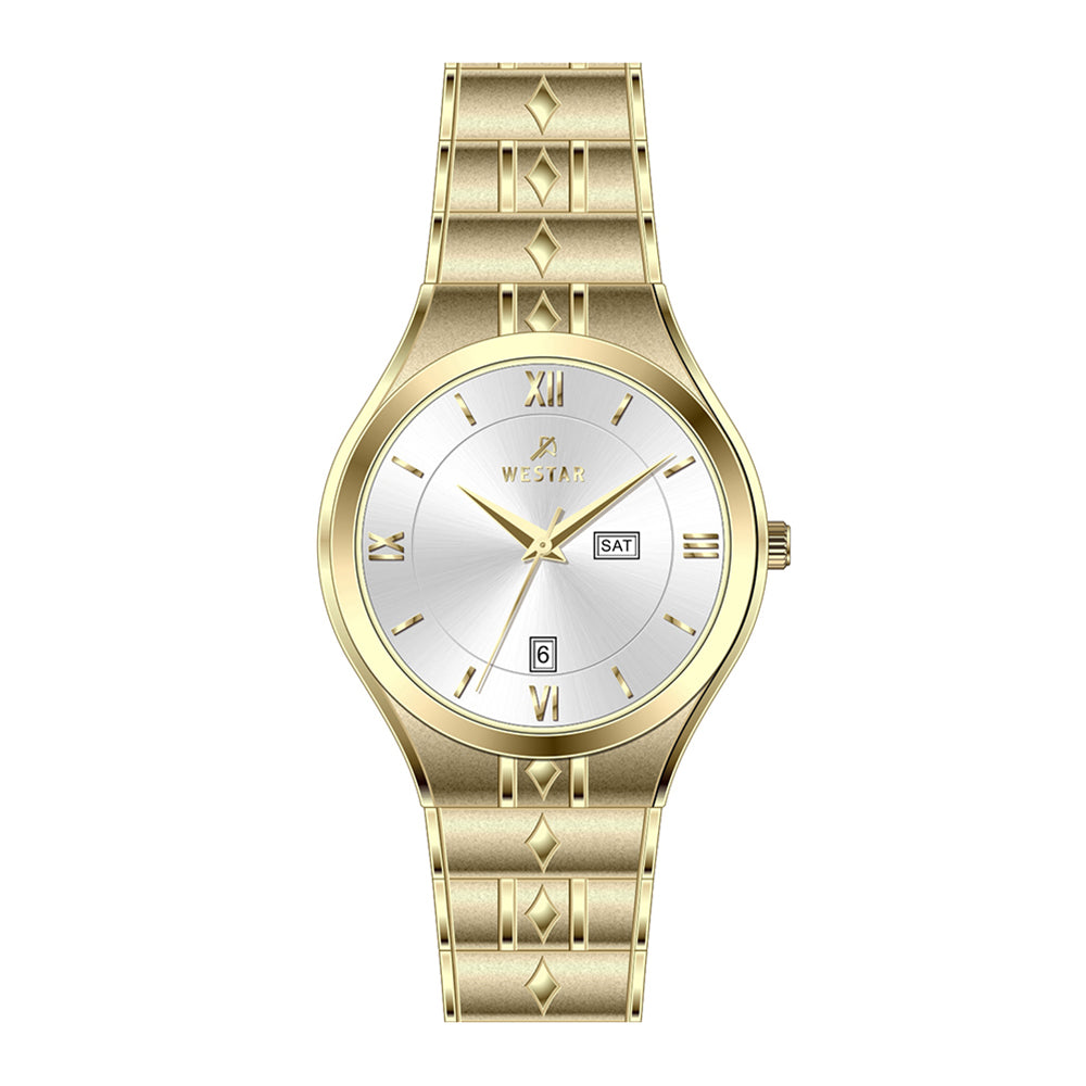 Westar Executive Gents Silver Dial Quartz Watch - EX7621GPN107