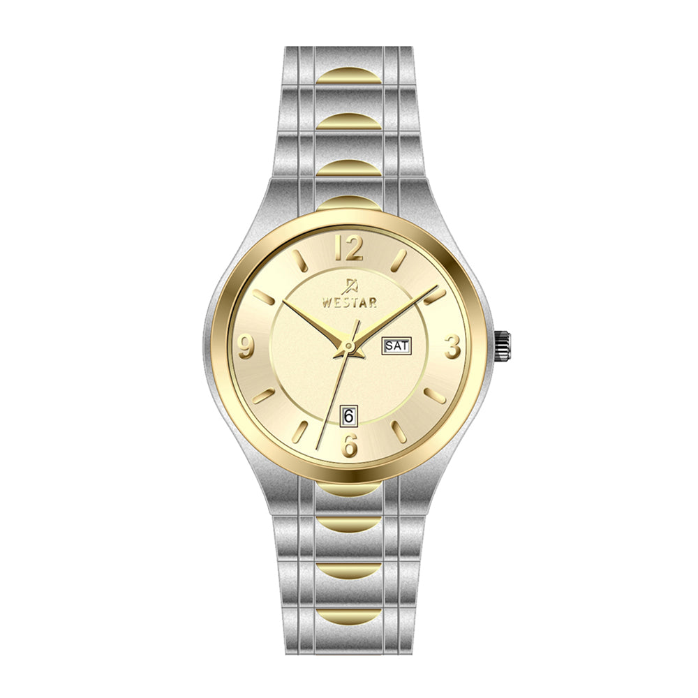 Westar Executive Gents Light Champange Dial Quartz Watch - EX7622CBN102