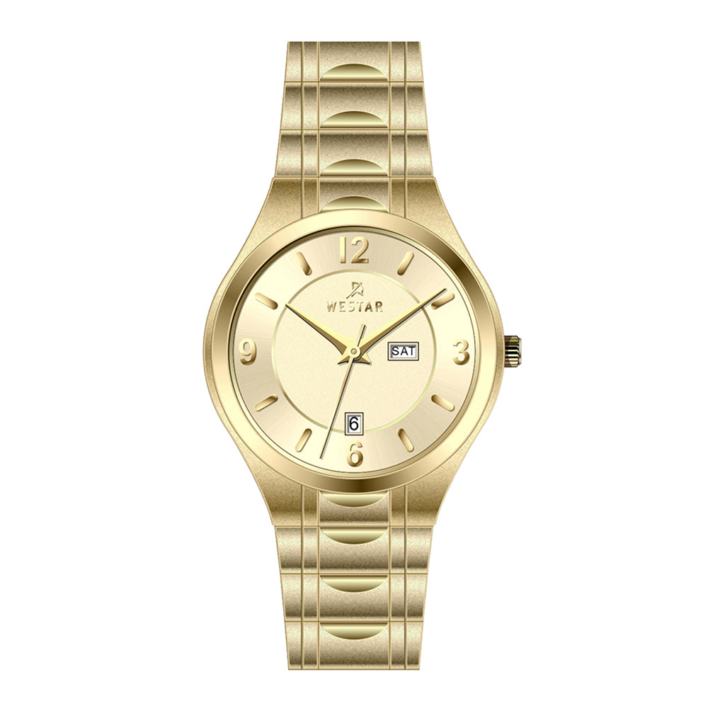 Westar Executive Gents Light Champange Dial Quartz Watch - EX7622GPN102