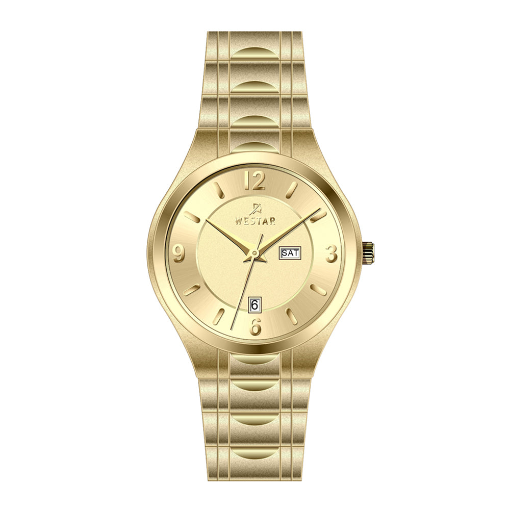 Westar Executive Gents Dark Champagne Dial Quartz Watch - EX7622GPN108