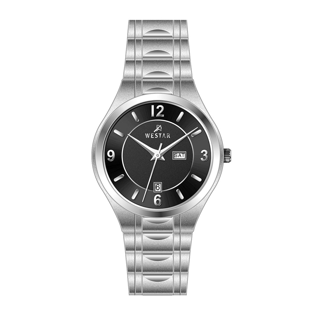 Westar Executive Gents Black Dial Quartz Watch - EX7622STN103