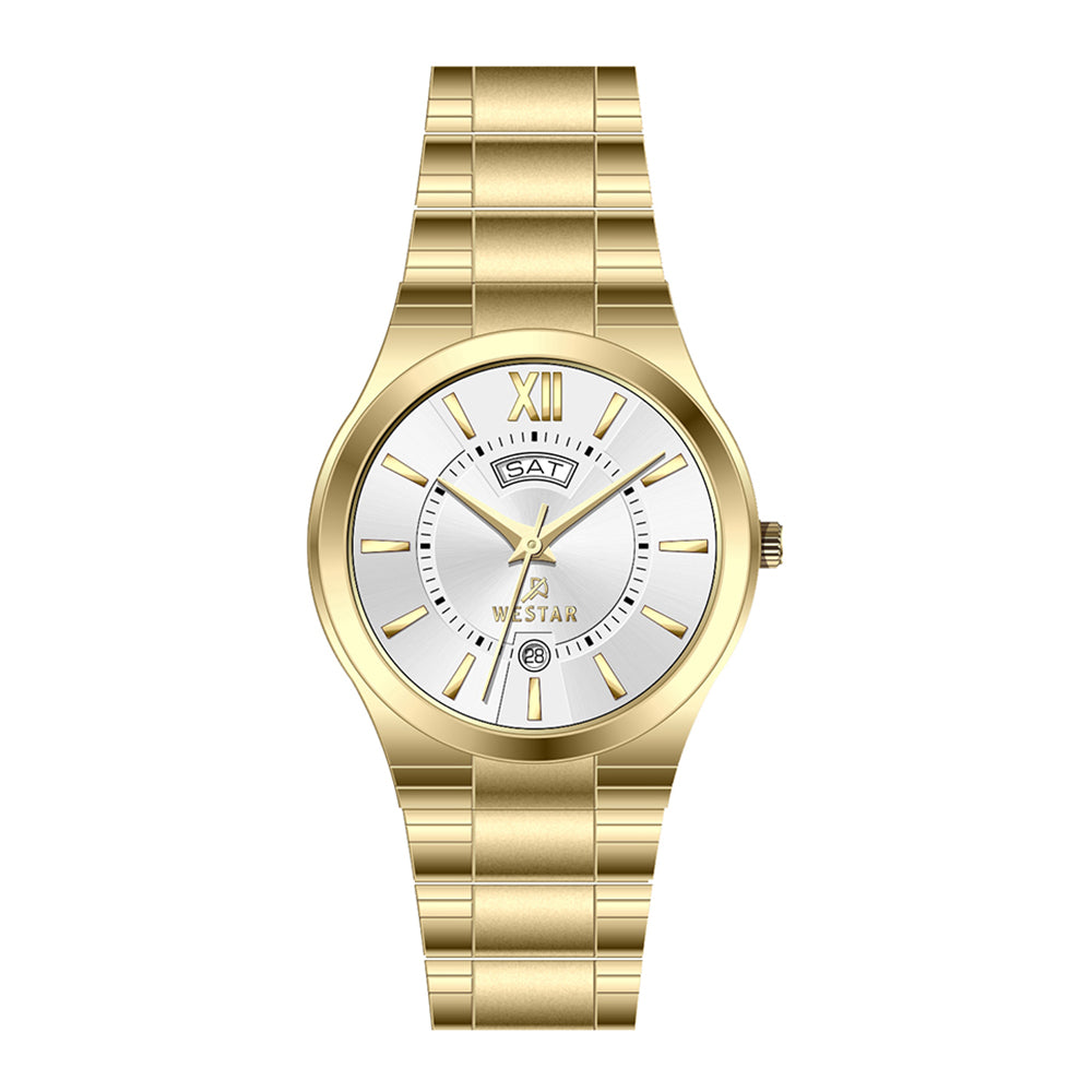 Westar Executive Gents White Dial Quartz Watch - EX7623GPN101