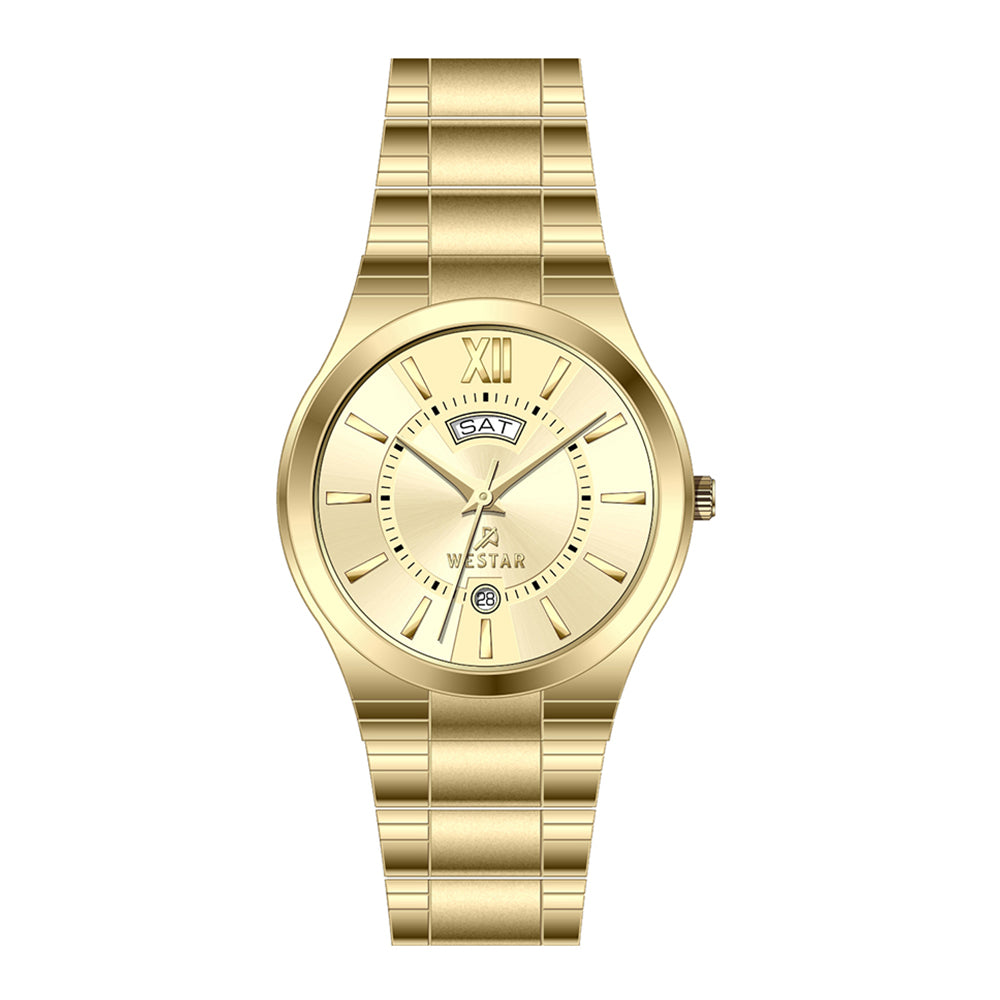 Westar Executive Gents Light Champange Dial Quartz Watch - EX7623GPN102