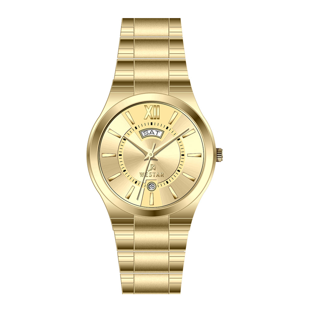 Westar Executive Gents Dark Champagne Dial Quartz Watch - EX7623GPN108