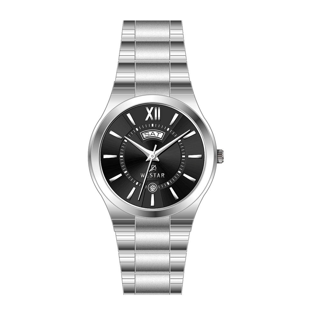 Westar Executive Gents Black Dial Quartz Watch - EX7623STN103
