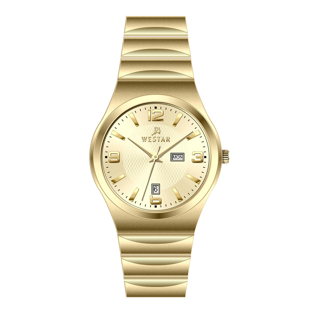 Westar Executive Gents Light Champange Dial Quartz Watch - EX7625GPN102