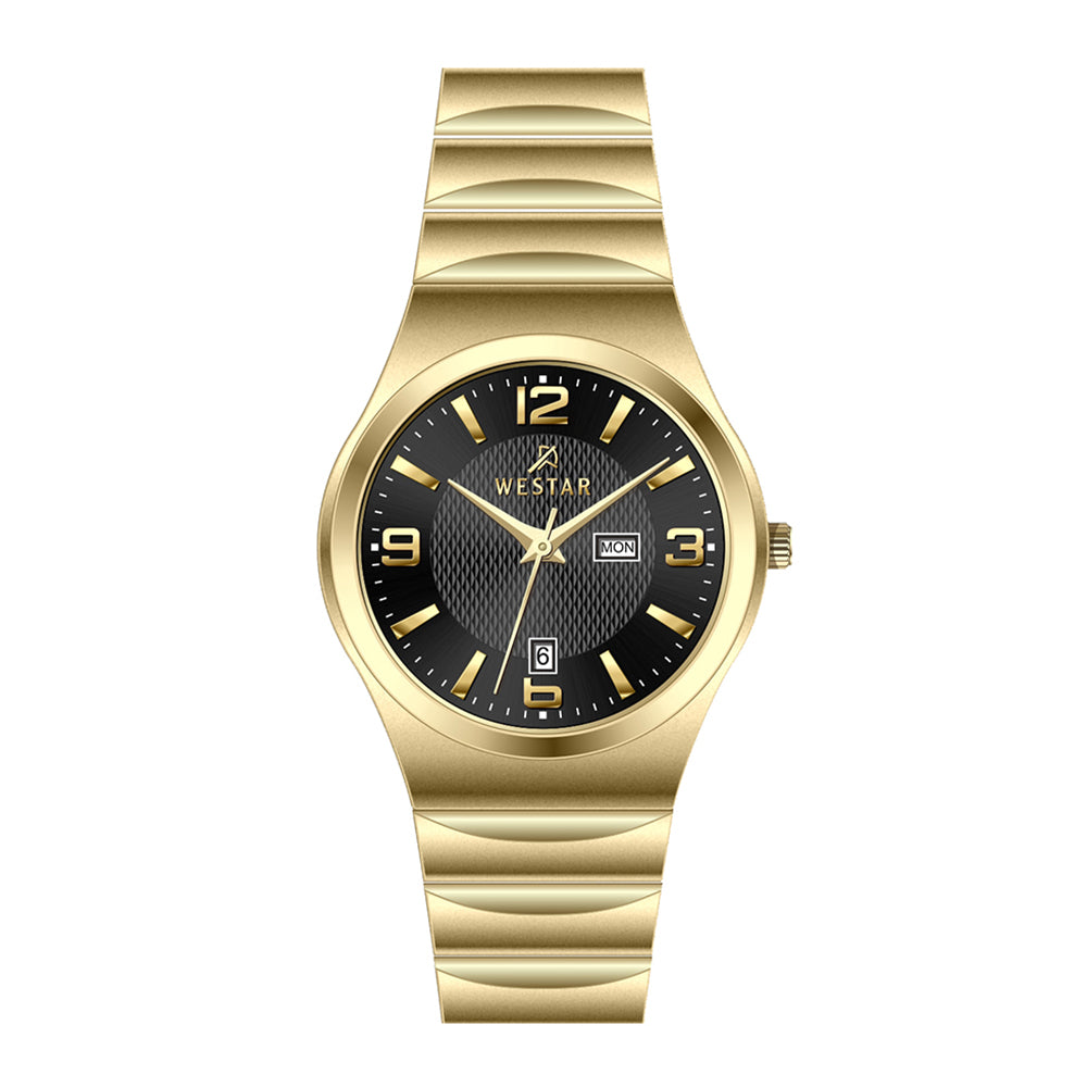 Westar Executive Gents Black Dial Quartz Watch - EX7625GPN103