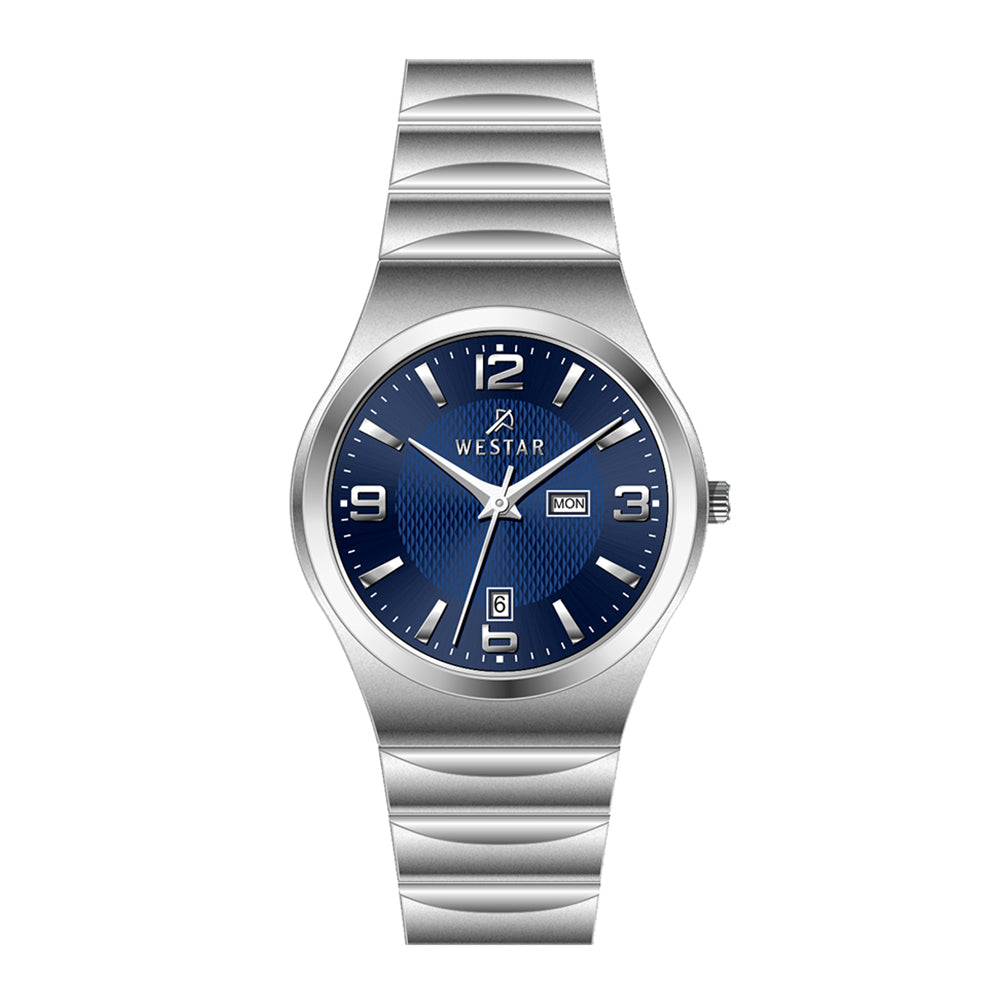 Westar Executive Gents Blue Dial Quartz Watch - EX7625STN104