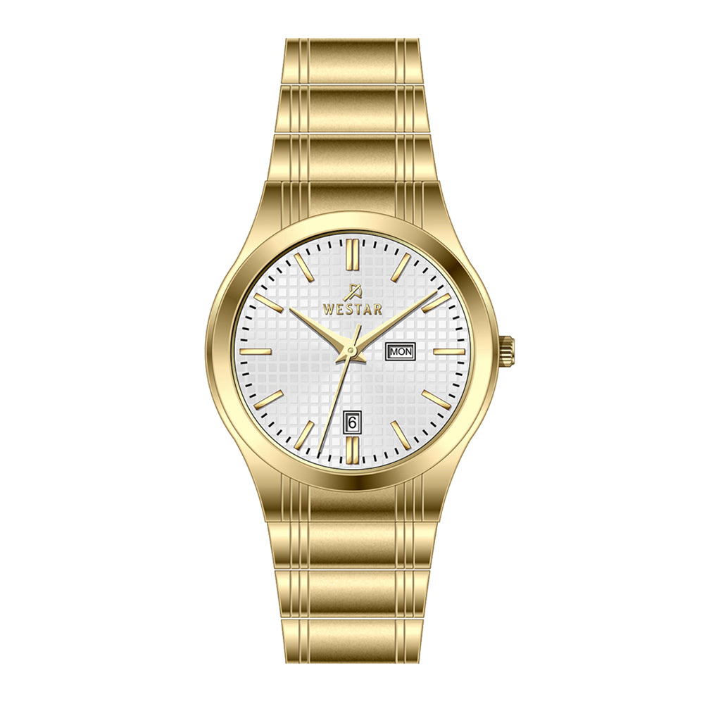 Westar Executive Gents White Dial Quartz Watch - EX7626GPN101