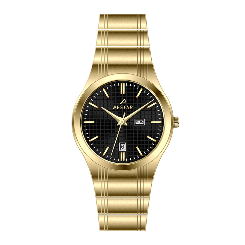 Westar Executive Gents Black Dial Quartz Watch - EX7626GPN103