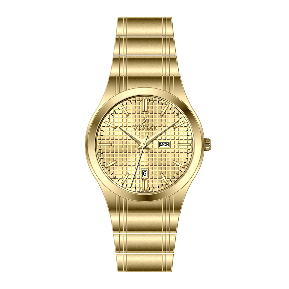 Westar Executive Gents Dark Champagne Dial Quartz Watch - EX7626GPN108