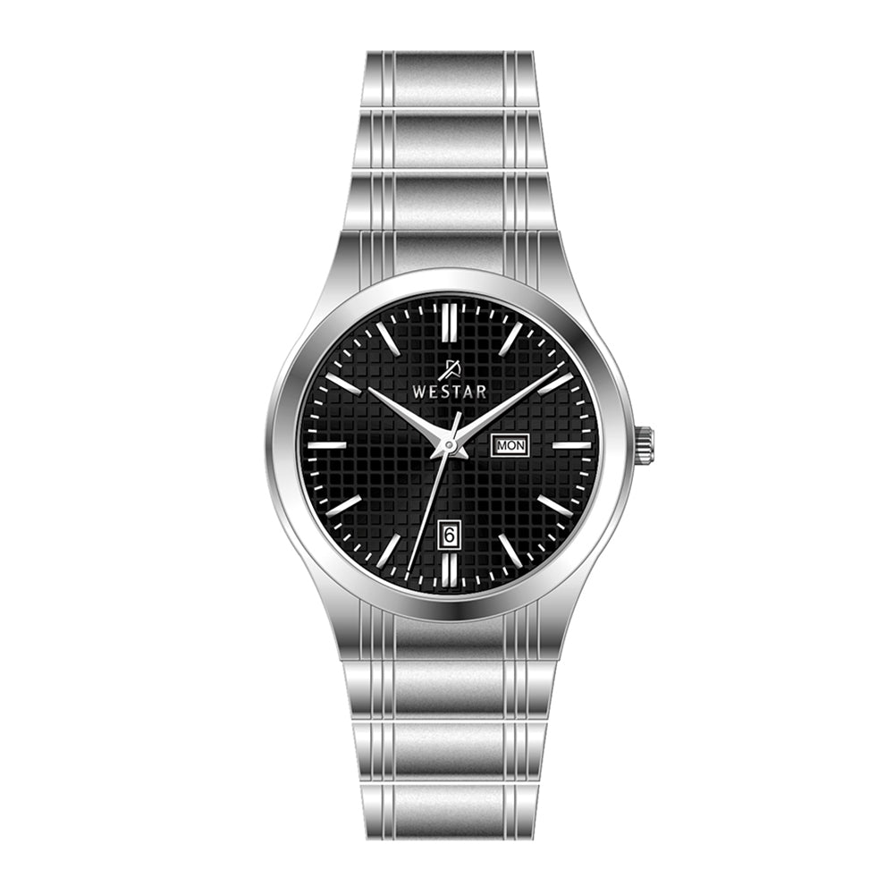 Westar Executive Gents Black Dial Quartz Watch - EX7626STN103