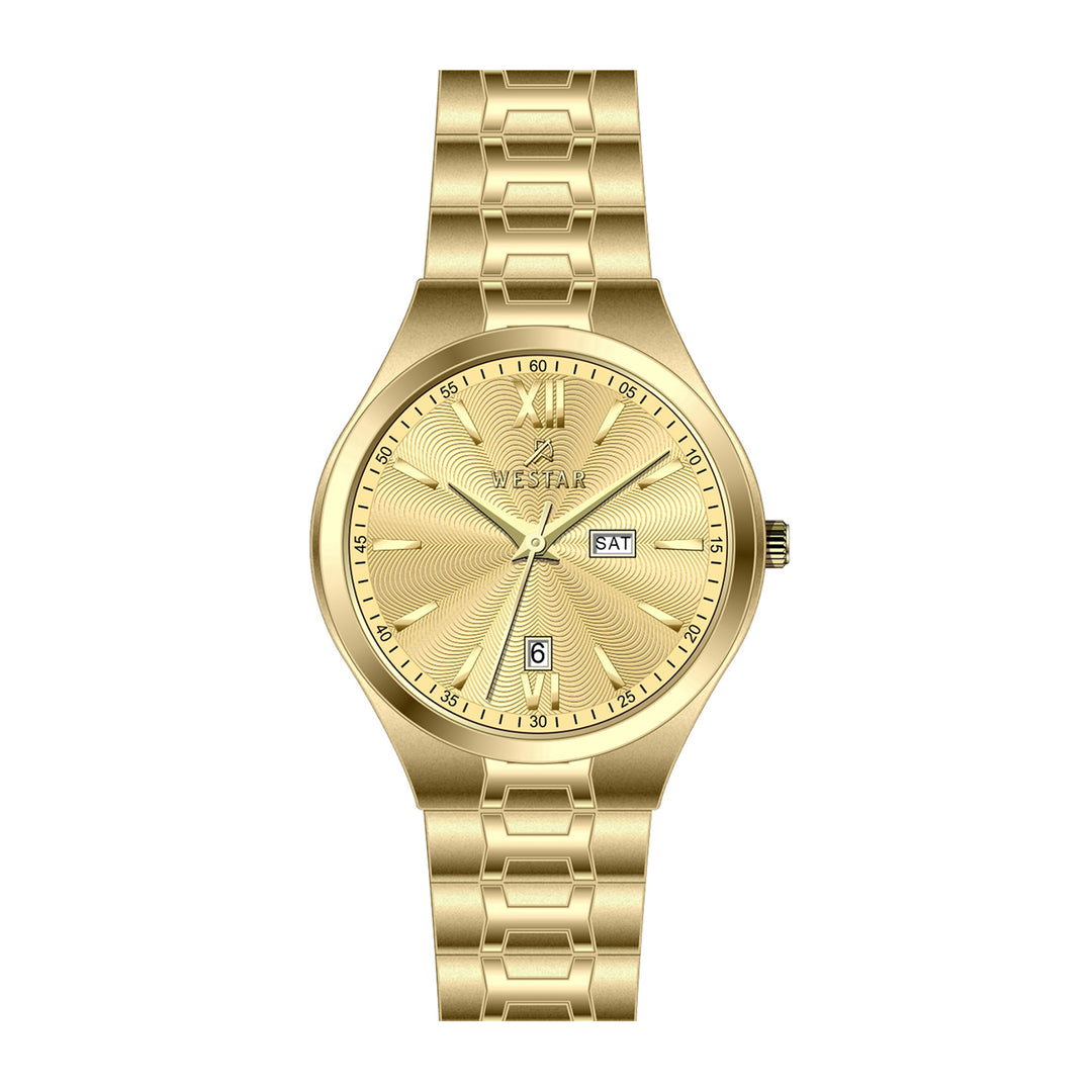 Westar Executive Gents Light Champange Dial Quartz Watch - EX7627GPN102