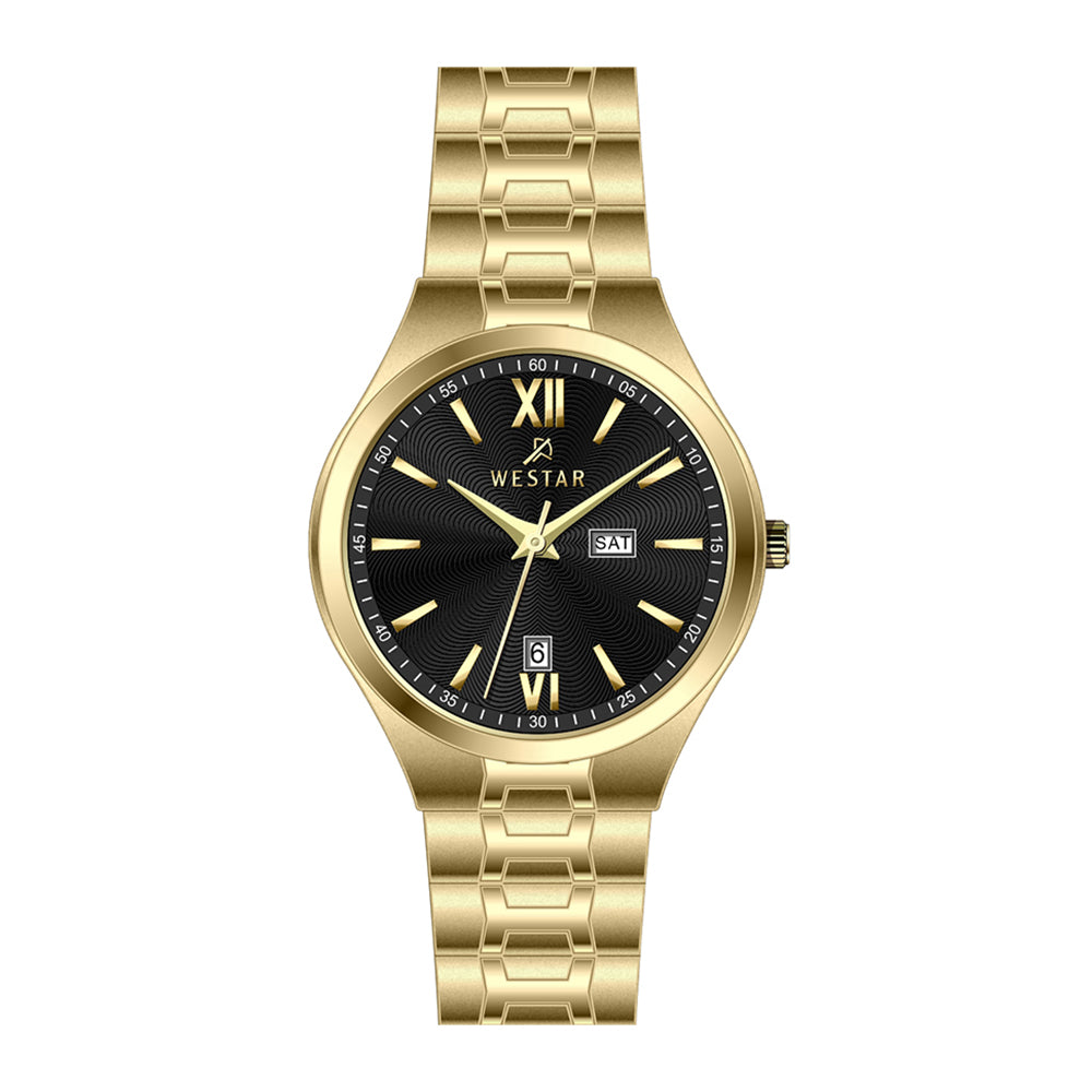 Westar Executive Gents Black Dial Quartz Watch - EX7627GPN103