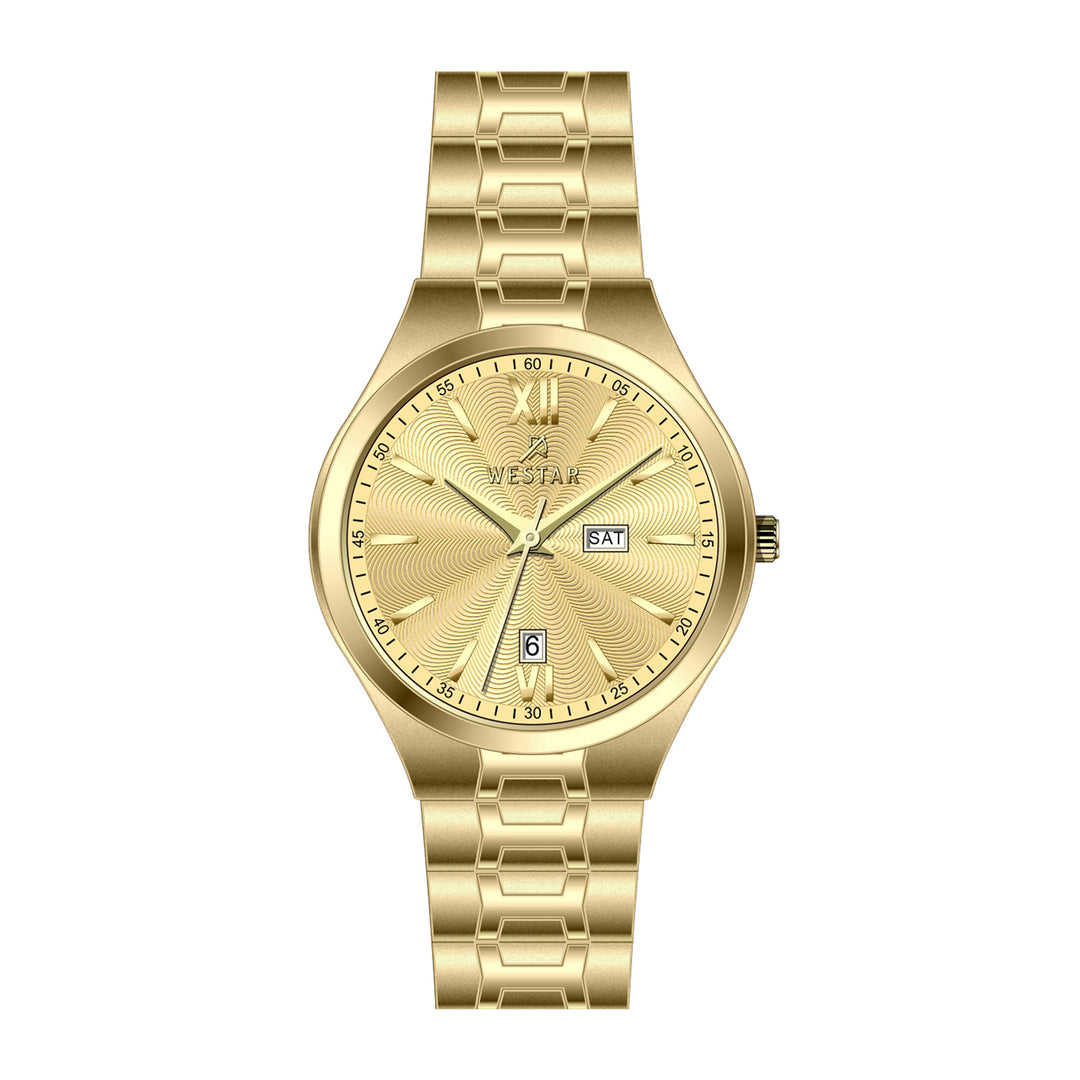 Westar Executive Gents Dark Champagne Dial Quartz Watch - EX7627GPN108