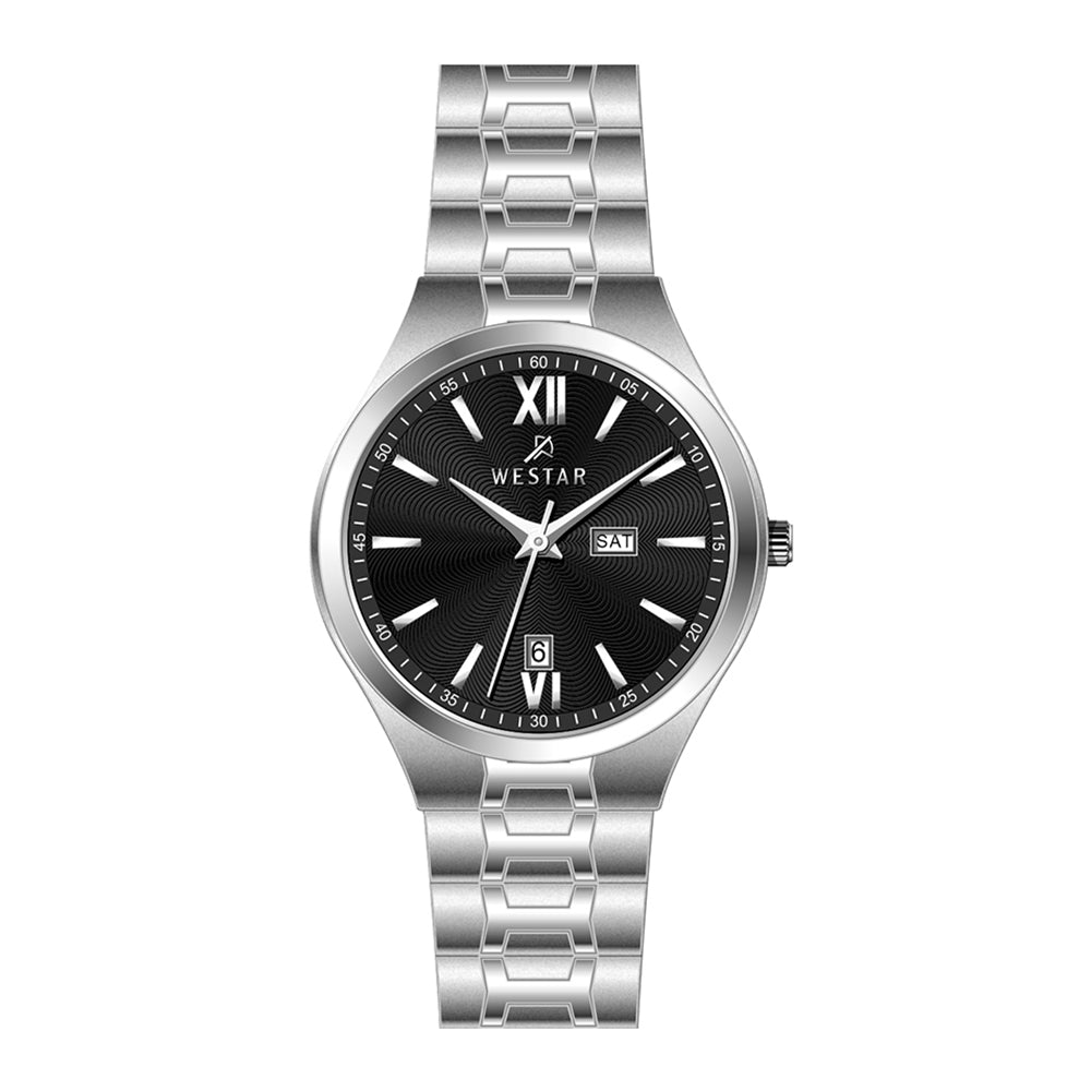 Westar Executive Gents Black Dial Quartz Watch - EX7627STN103