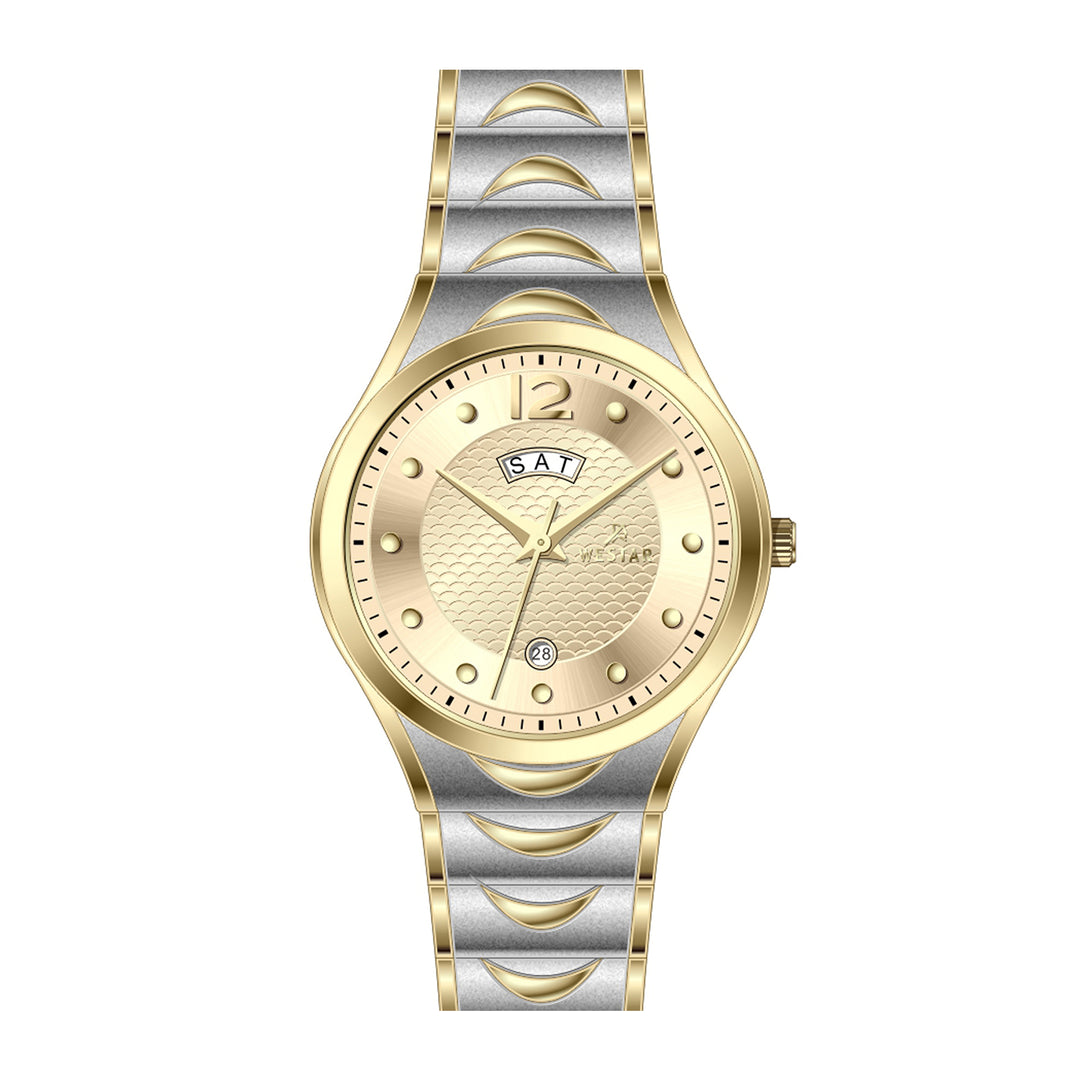 Westar Executive Gents Light Champange Dial Quartz Watch - EX7628CBN102