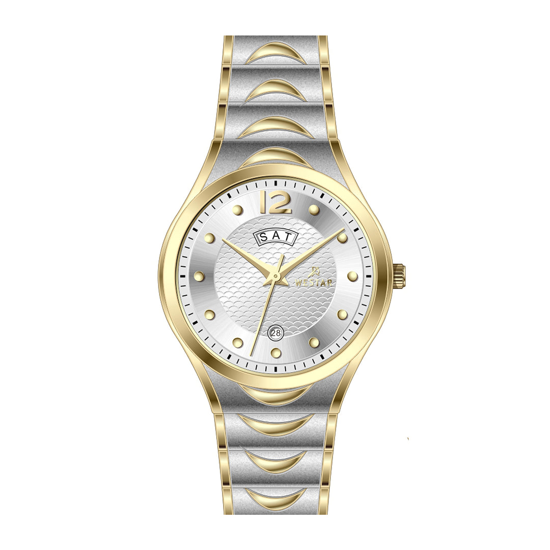 Westar Executive Gents Silver Dial Quartz Watch - EX7628CBN107