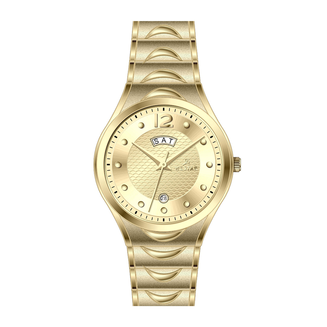Westar Executive Gents Dark Champagne Dial Quartz Watch - EX7628GPN108