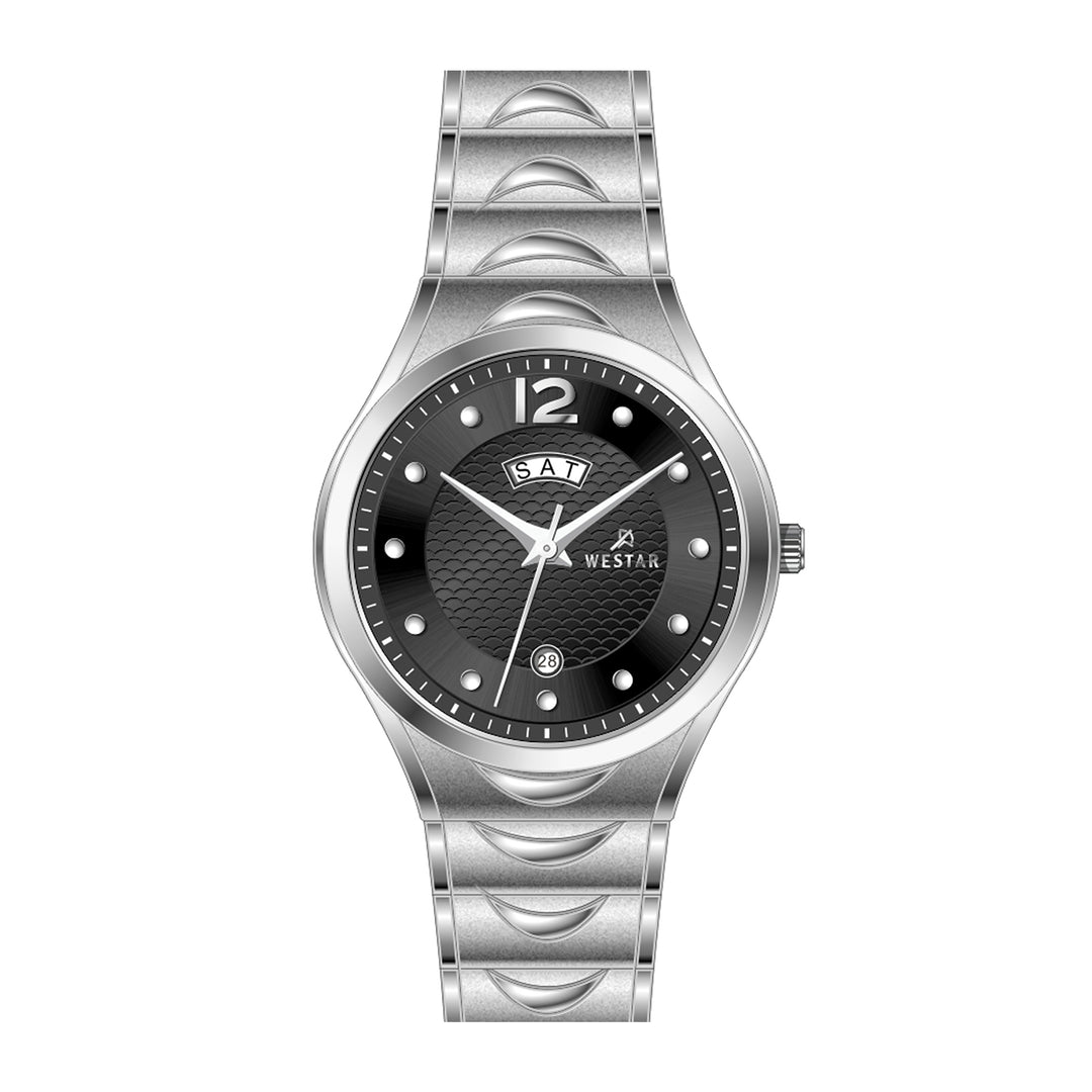 Westar Executive Gents Black Dial Quartz Watch - EX7628STN103