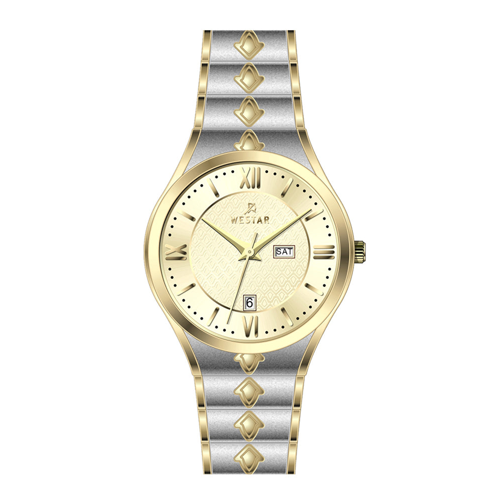 Westar Executive Gents Light Champange Dial Quartz Watch - EX7629CBN102