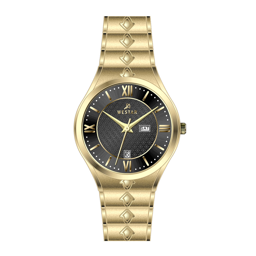 Westar Executive Gents Black Dial Quartz Watch - EX7629GPN103