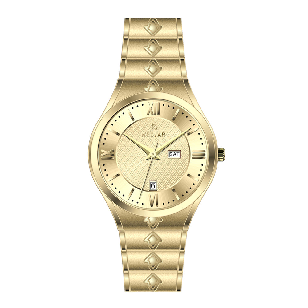 Westar Executive Gents Dark Champagne Dial Quartz Watch - EX7629GPN108