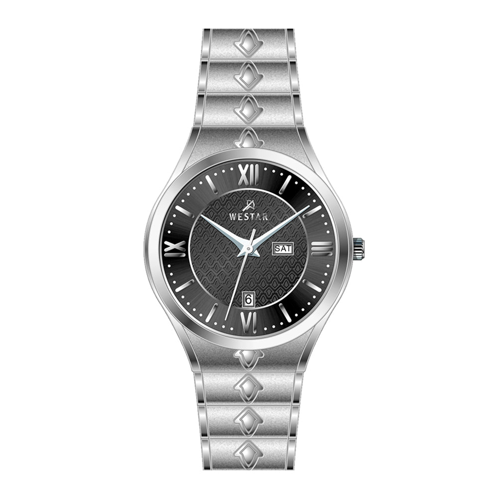 Westar Executive Gents Black Dial Quartz Watch - EX7629STN103