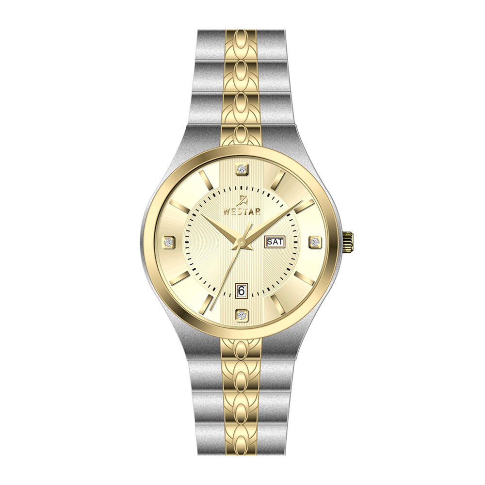 Westar Executive Gents Light Champange Dial Quartz Watch - EX7630CBN102
