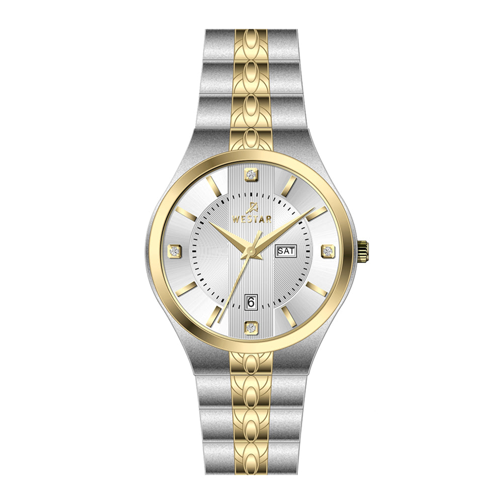 Westar Executive Gents Silver Dial Quartz Watch - EX7630CBN107