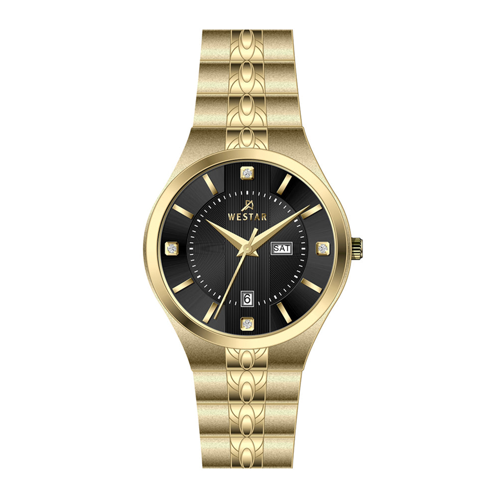 Westar Executive Gents Black Dial Quartz Watch - EX7630GPN103