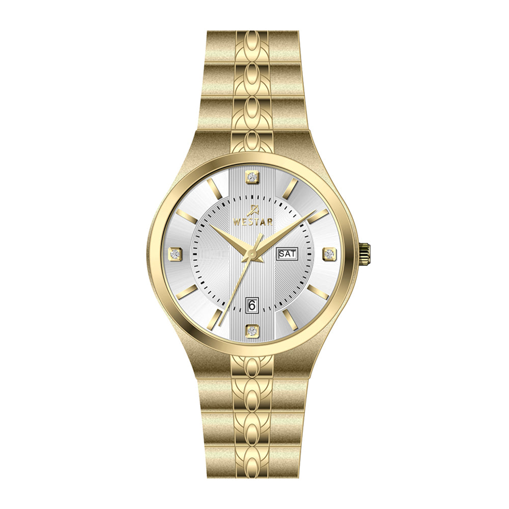 Westar Executive Gents Silver Dial Quartz Watch - EX7630GPN107