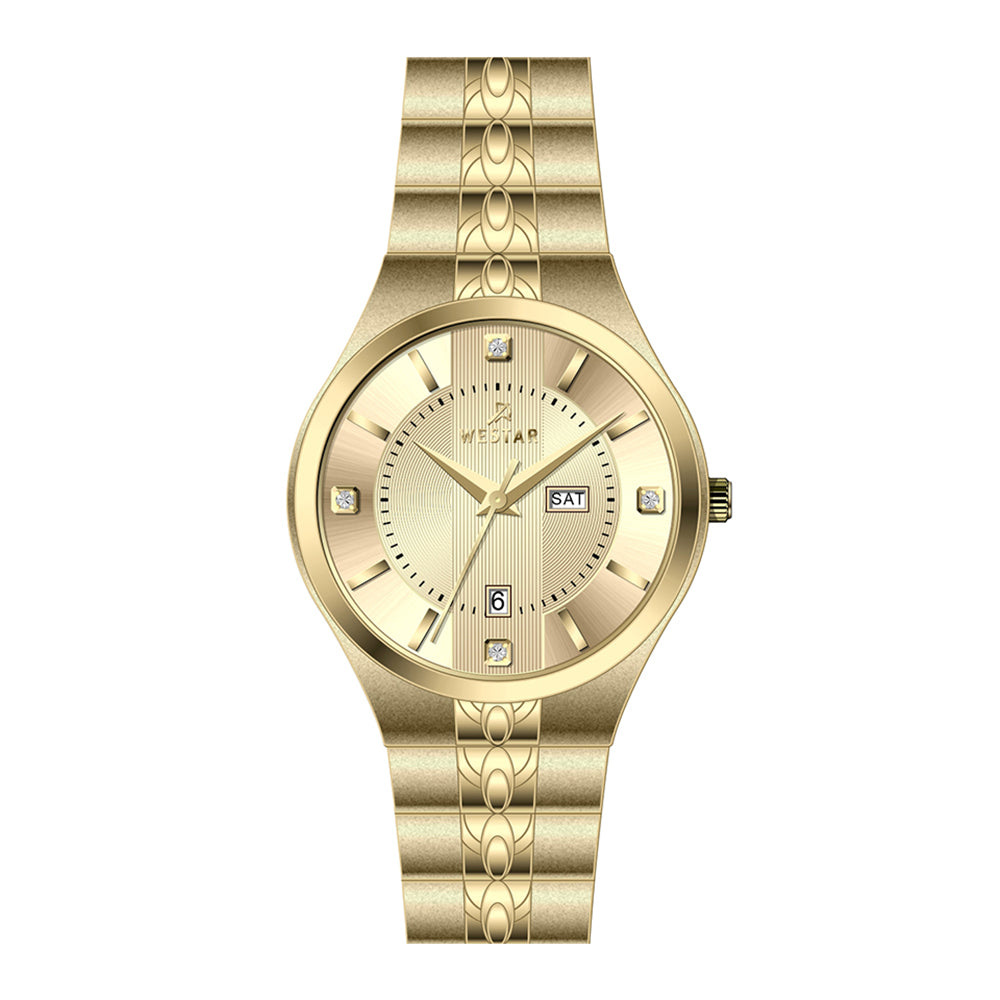 Westar Executive Gents Dark Champagne Dial Quartz Watch - EX7630GPN108