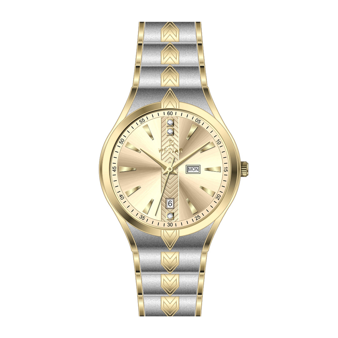 Westar Executive Gents Light Champange Dial Quartz Watch - EX7632CBN102