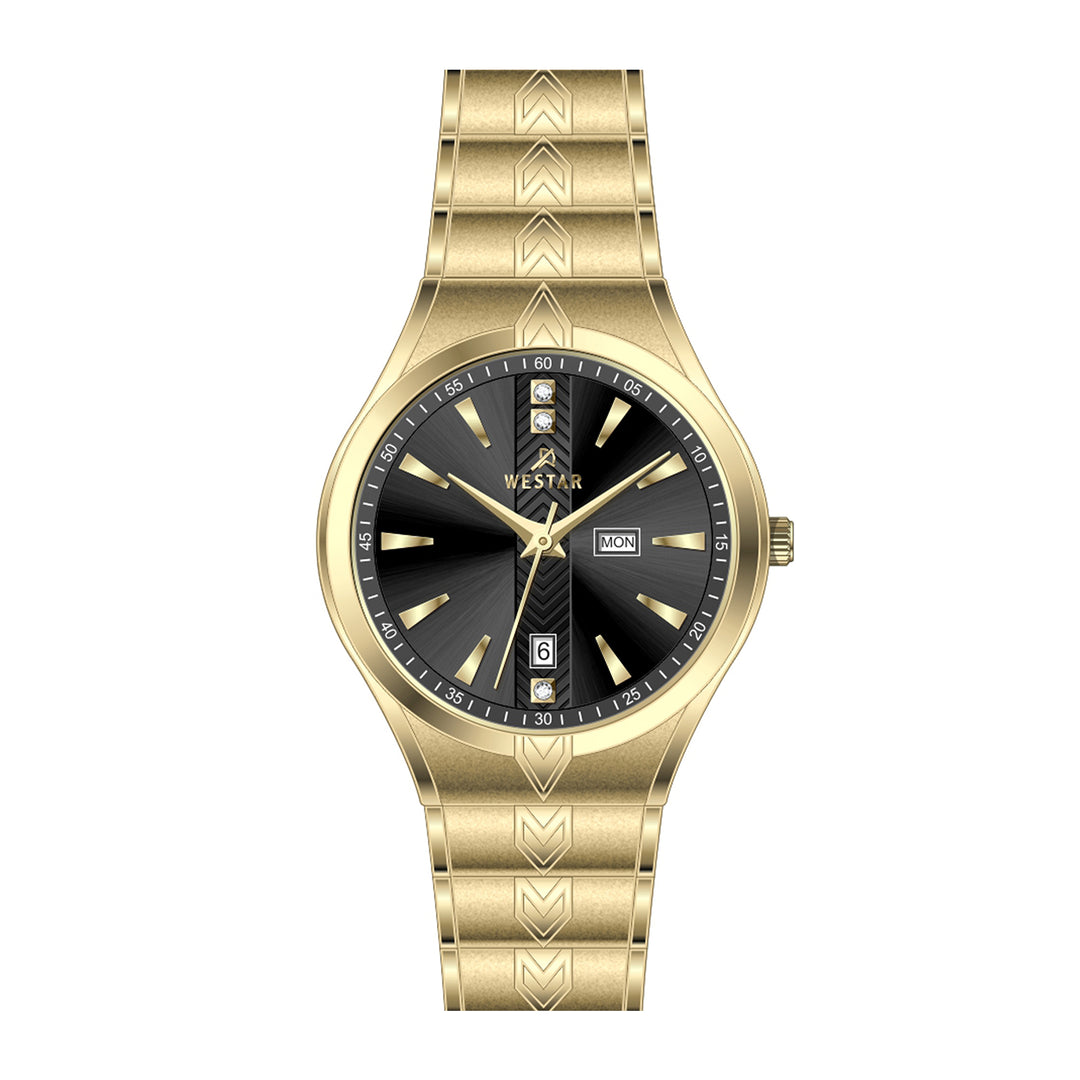 Westar Executive Gents Black Dial Quartz Watch - EX7632GPN103