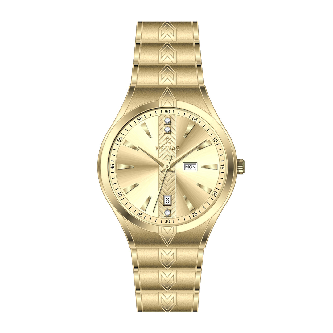 Westar Executive Gents Dark Champagne Dial Quartz Watch - EX7632GPN108