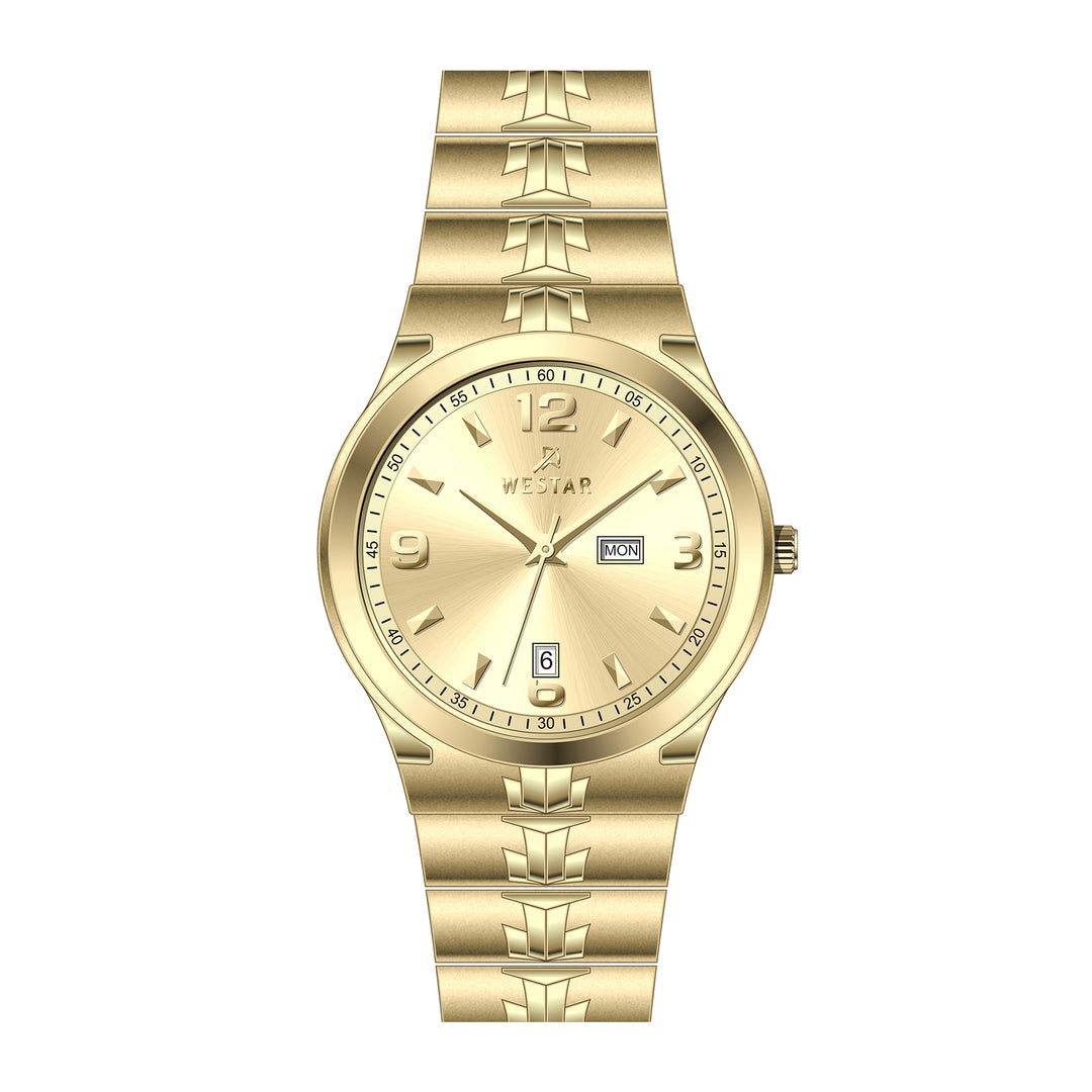 Westar Executive Gents Dark Champagne Dial Quartz Watch - EX7633GPN108