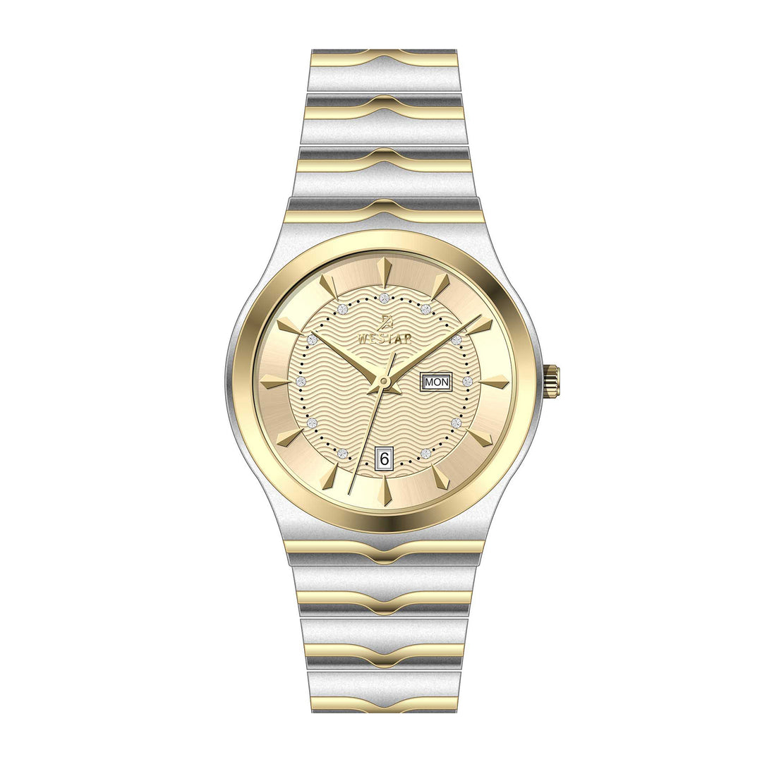 Westar Executive Gents Light Champange Dial Quartz Watch - EX7634CBN102