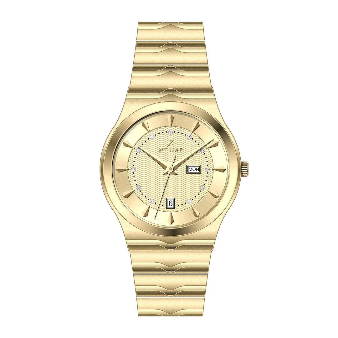 Westar Executive Gents Light Champange Dial Quartz Watch - EX7634GPN102