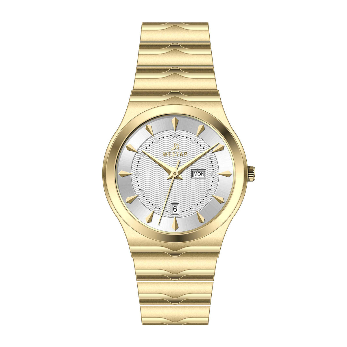 Westar Executive Gents Silver Dial Quartz Watch - EX7634GPN107
